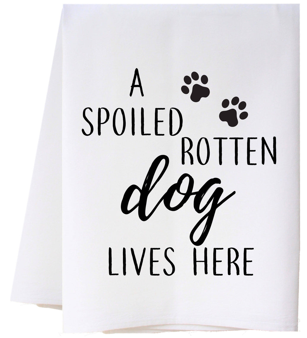 Dog Lives Here Kitchen Towel