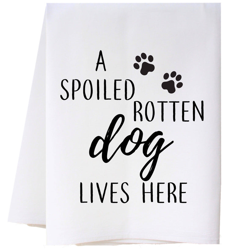 Dog Lives Here Kitchen Towel