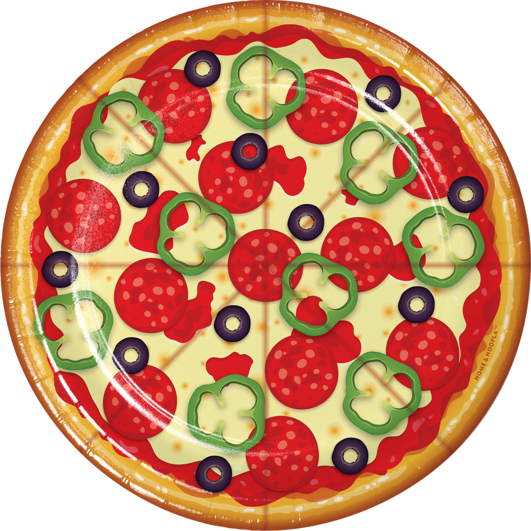 Pizza Party Plates - 16CT