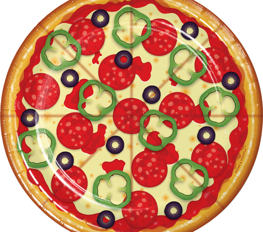 Pizza Party Plates - 16CT