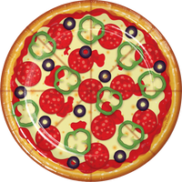 Pizza Party Plates - 16CT