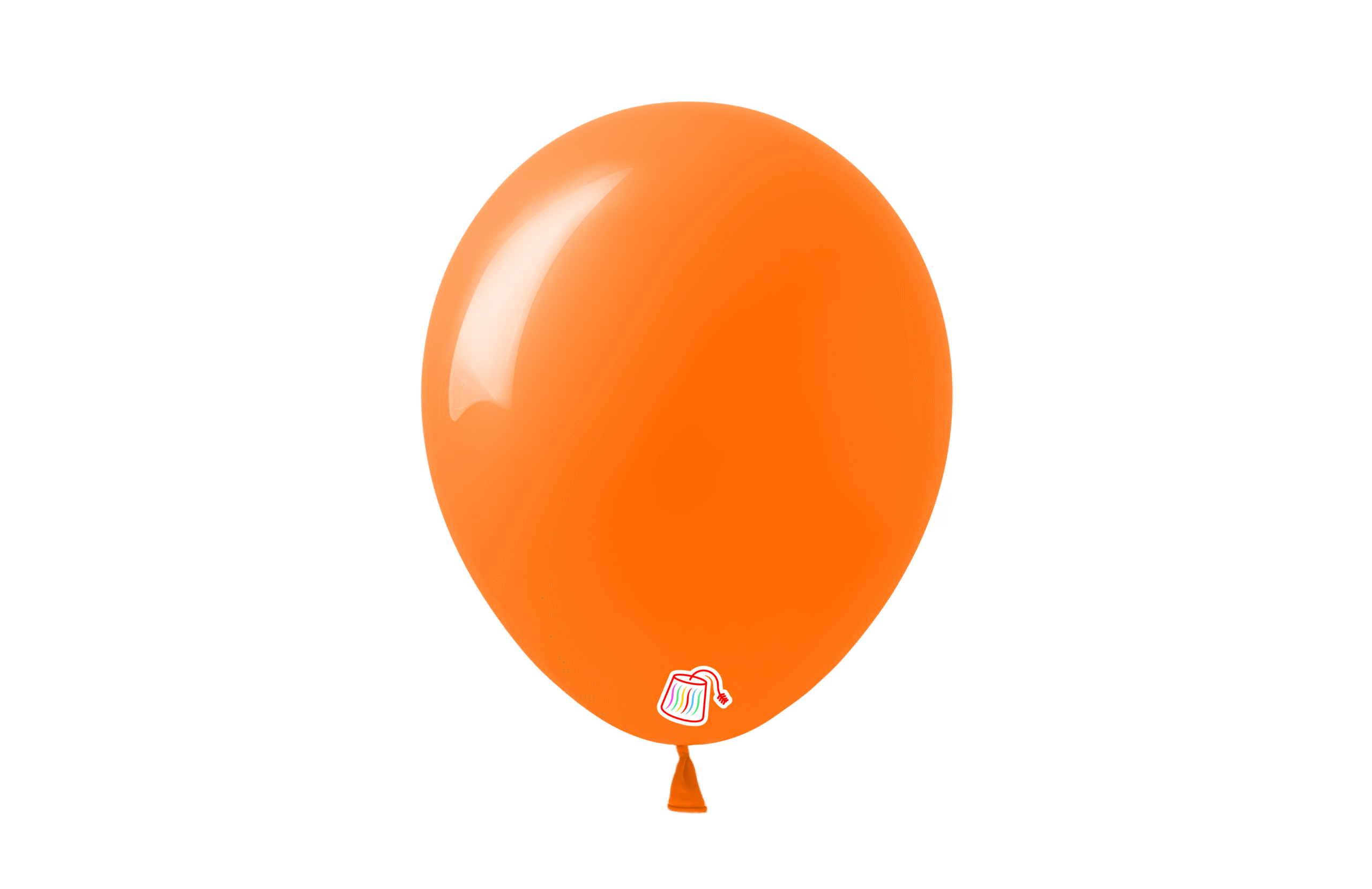 12" Latex Orange Balloon - 25pk