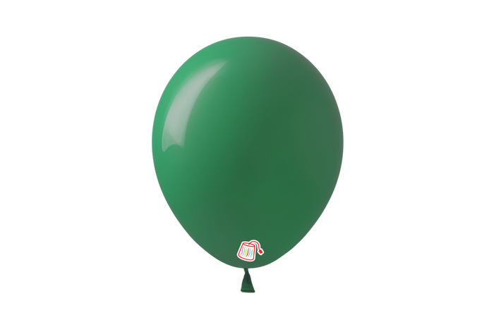 12" Latex Hunter Green Balloon - 25pk