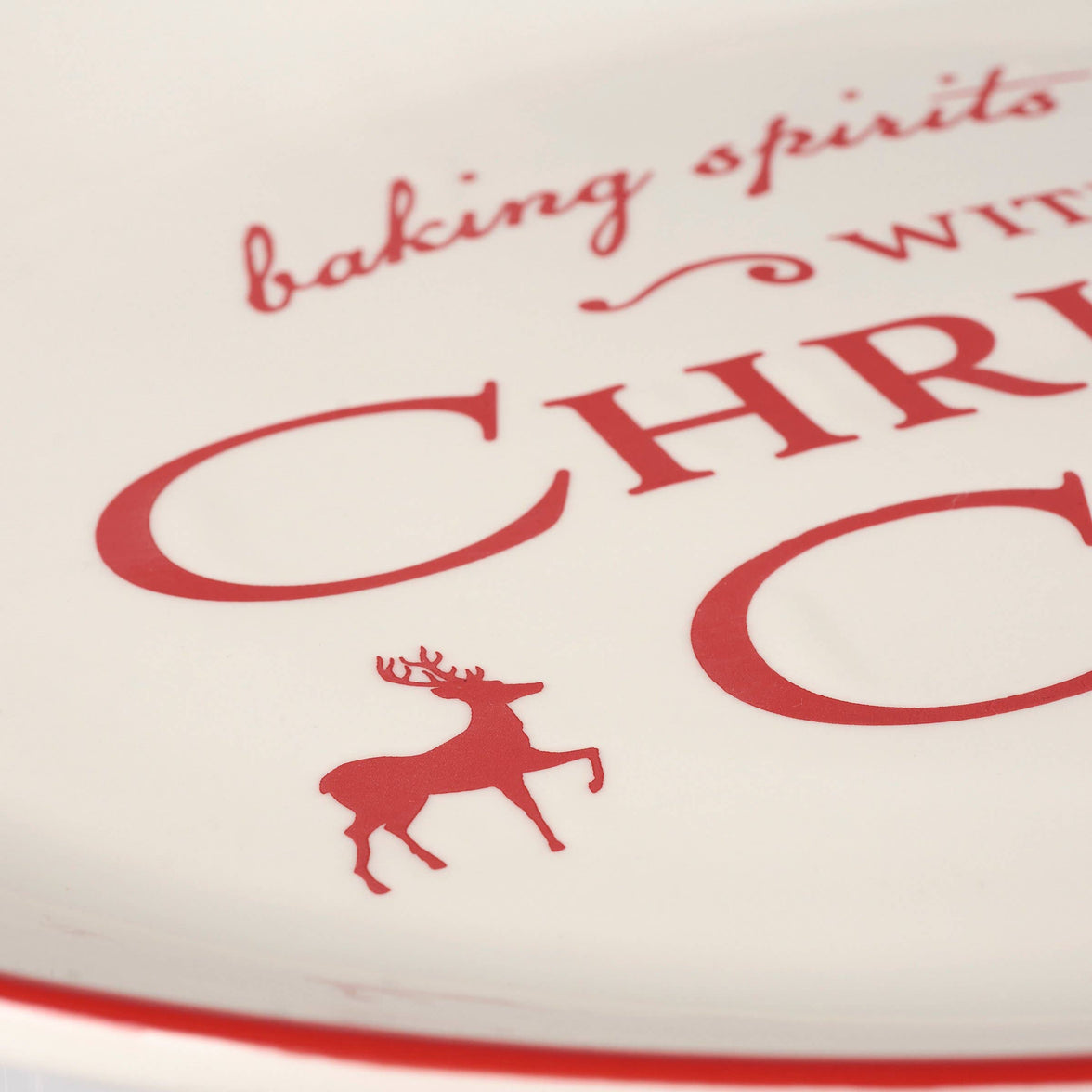 Oval Christmas Cheer Platter