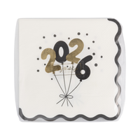 2026 Foil Balloons Cocktail Napkin - 18CT