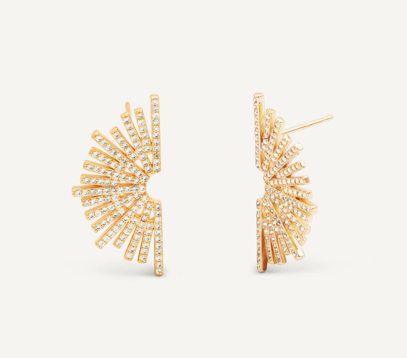 Celestial - Sunburst - Gold Earrings