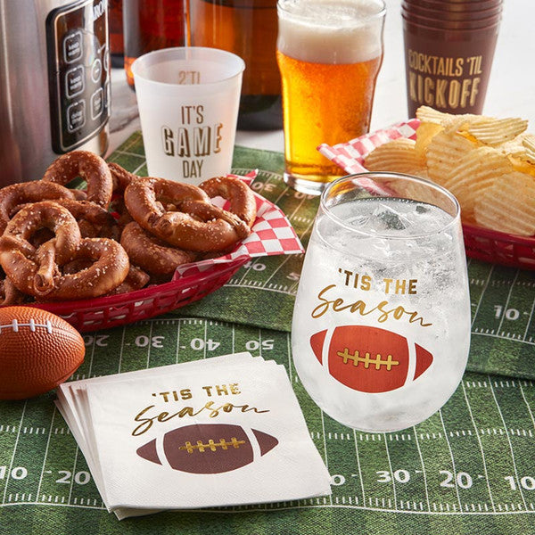 'Tis the Season Foodball Cocktail Napkins 20CT