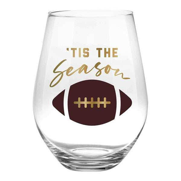 'Tis the Season Wine Glass
