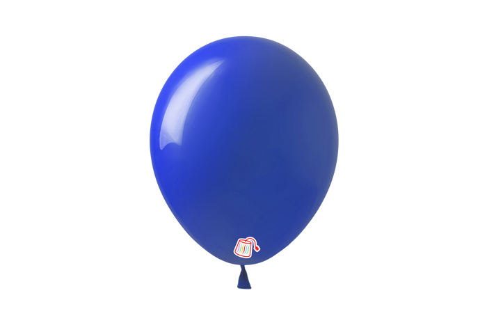 12" Latex Dark Blue Balloon - 25pk
