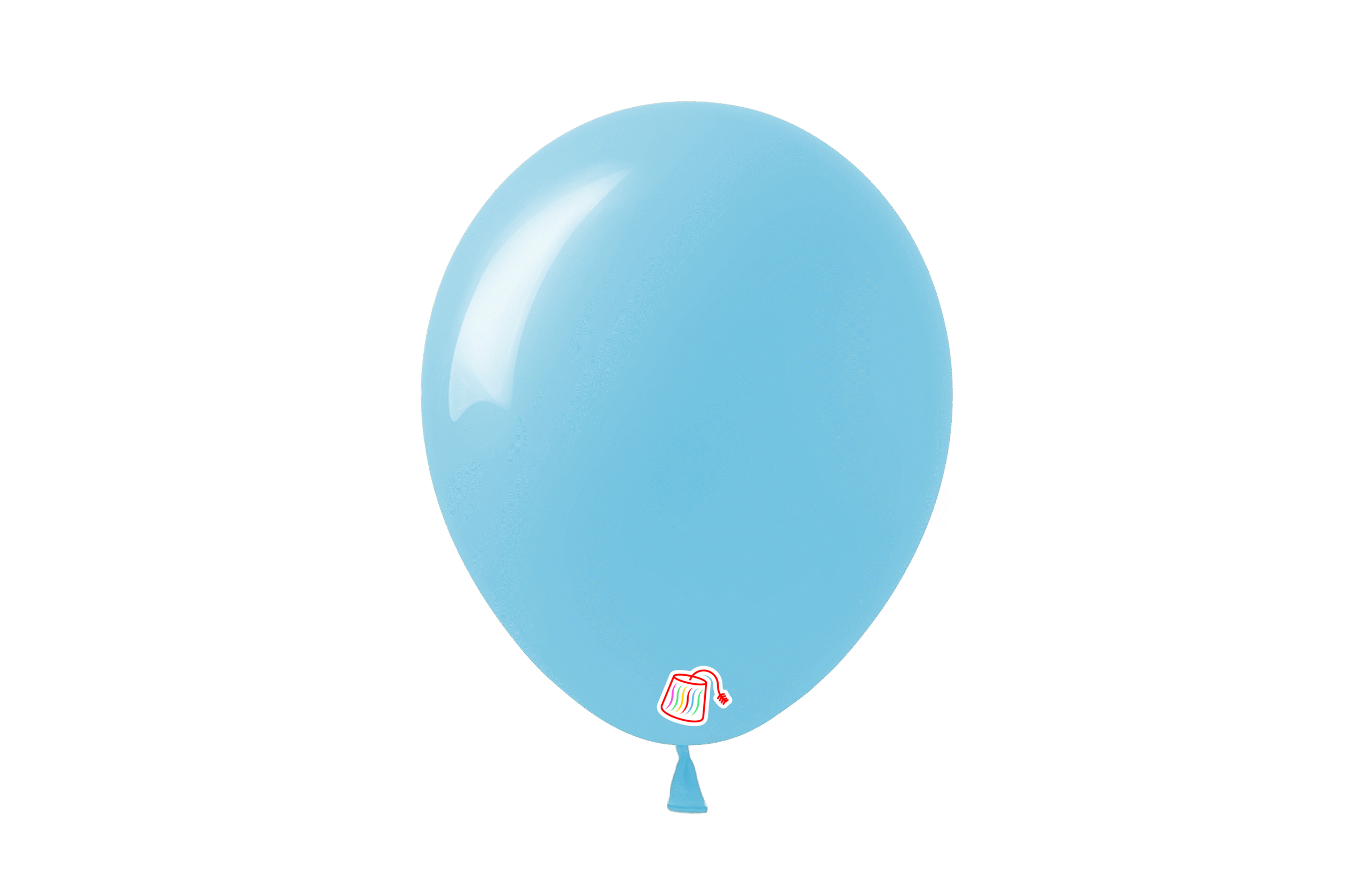 12" Latex Baby Blue Balloon - 25pk