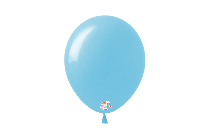 12" Latex Baby Blue Balloon - 25pk