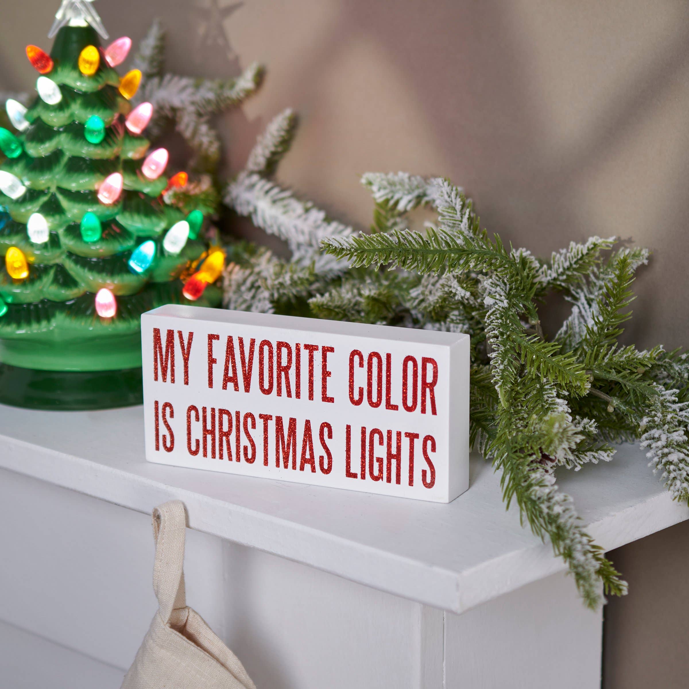 Favorite Color Block Sign