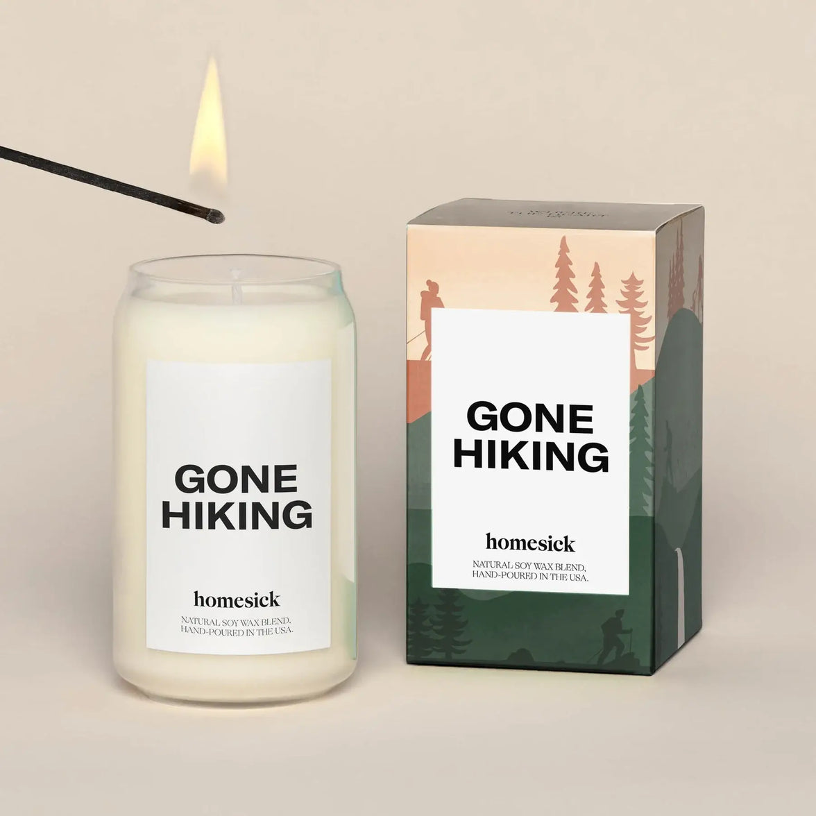 Gone Hiking Candle