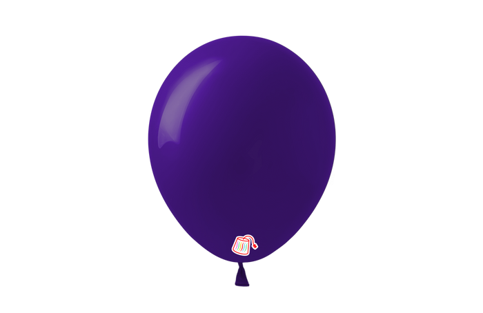 12" Latex Purple Balloon - 25pk