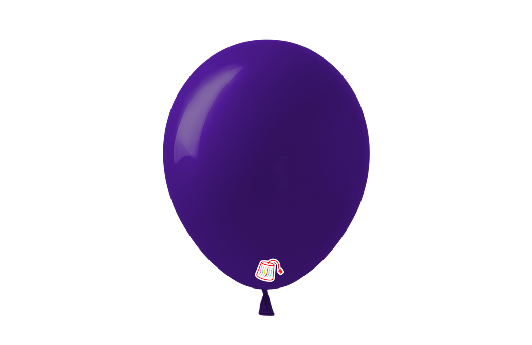 12" Latex Purple Balloon - 25pk