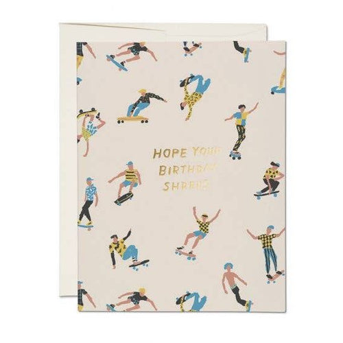 Shreds Birthday Greeting Card