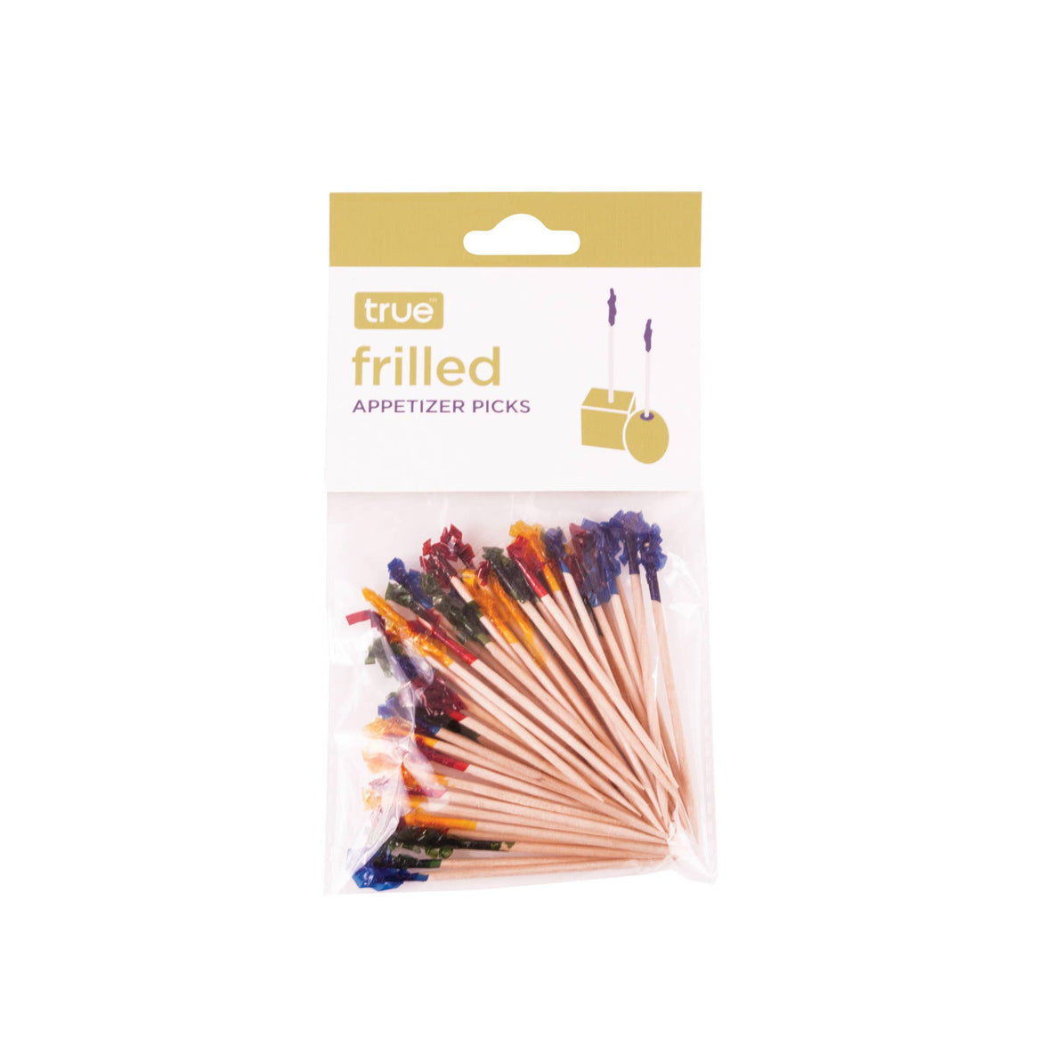 Party Disposable Frilled Appetizer Picks Pack of 50