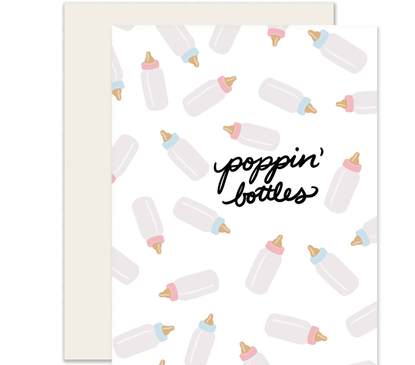 Baby Bottles Baby Card