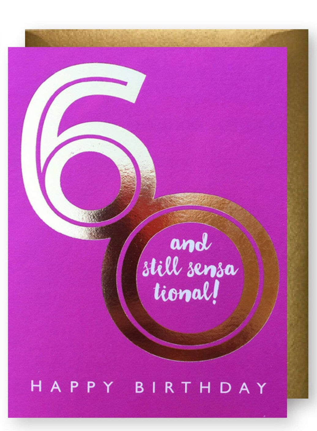 Sensational 60 Birthday Card