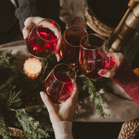 Trees Stemless Wine Glasses - Boxed Set of 2