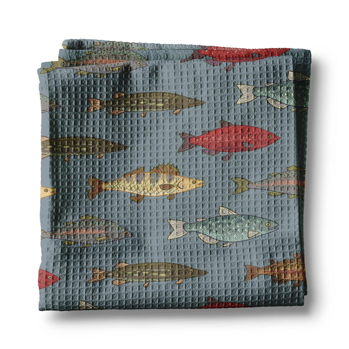 Fishing Kitchen Towel