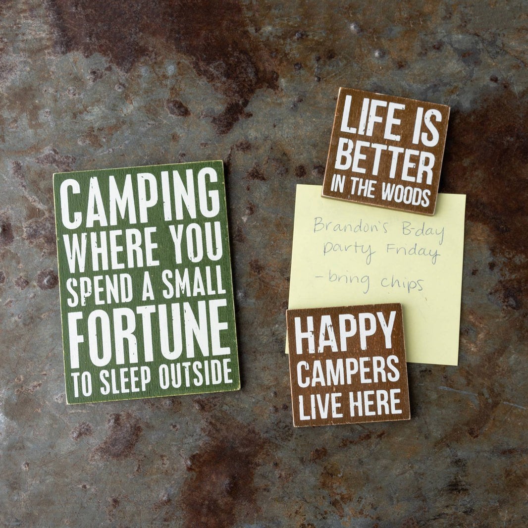 Happy Campers Magnet Set