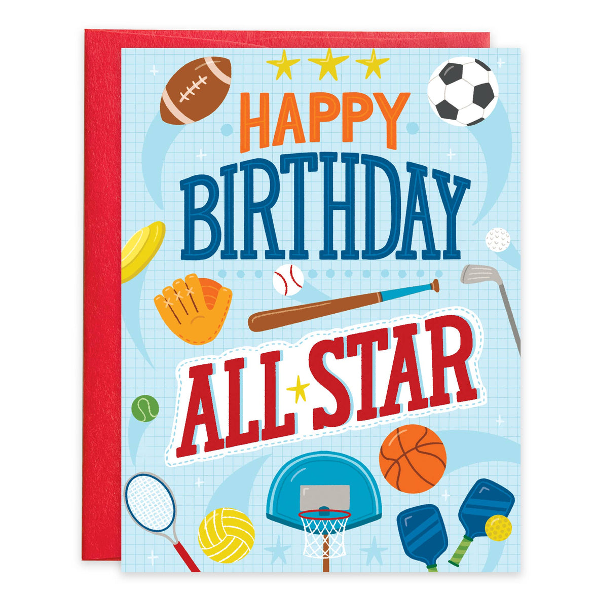 Birthday Greeting Card - All Star Sports