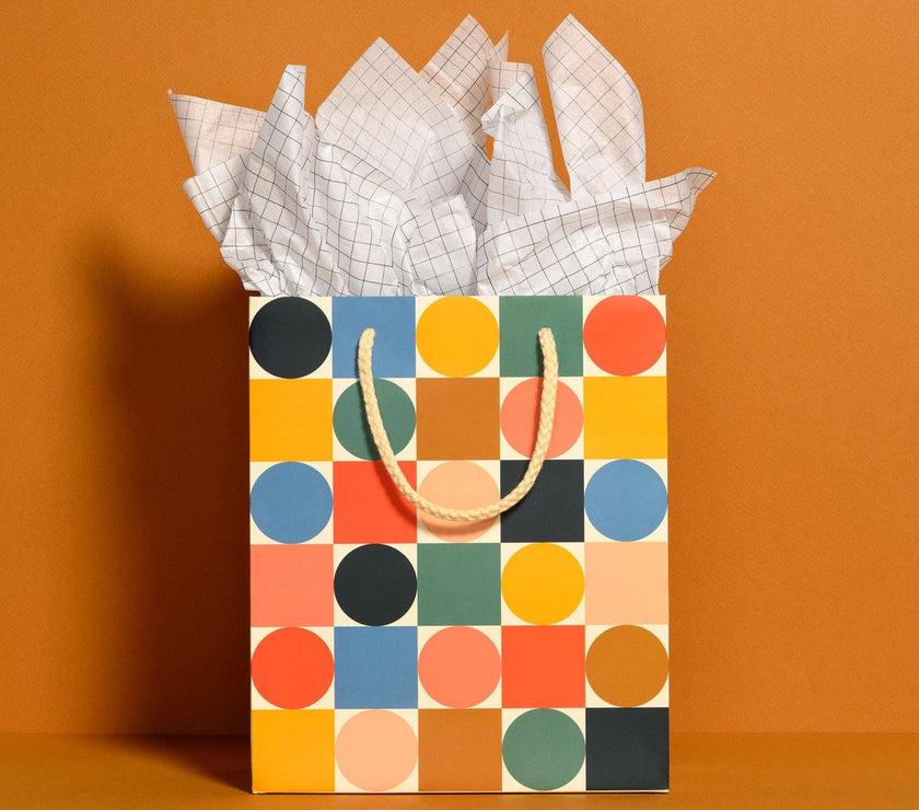 Grid Tissue Paper - 5 Sheets