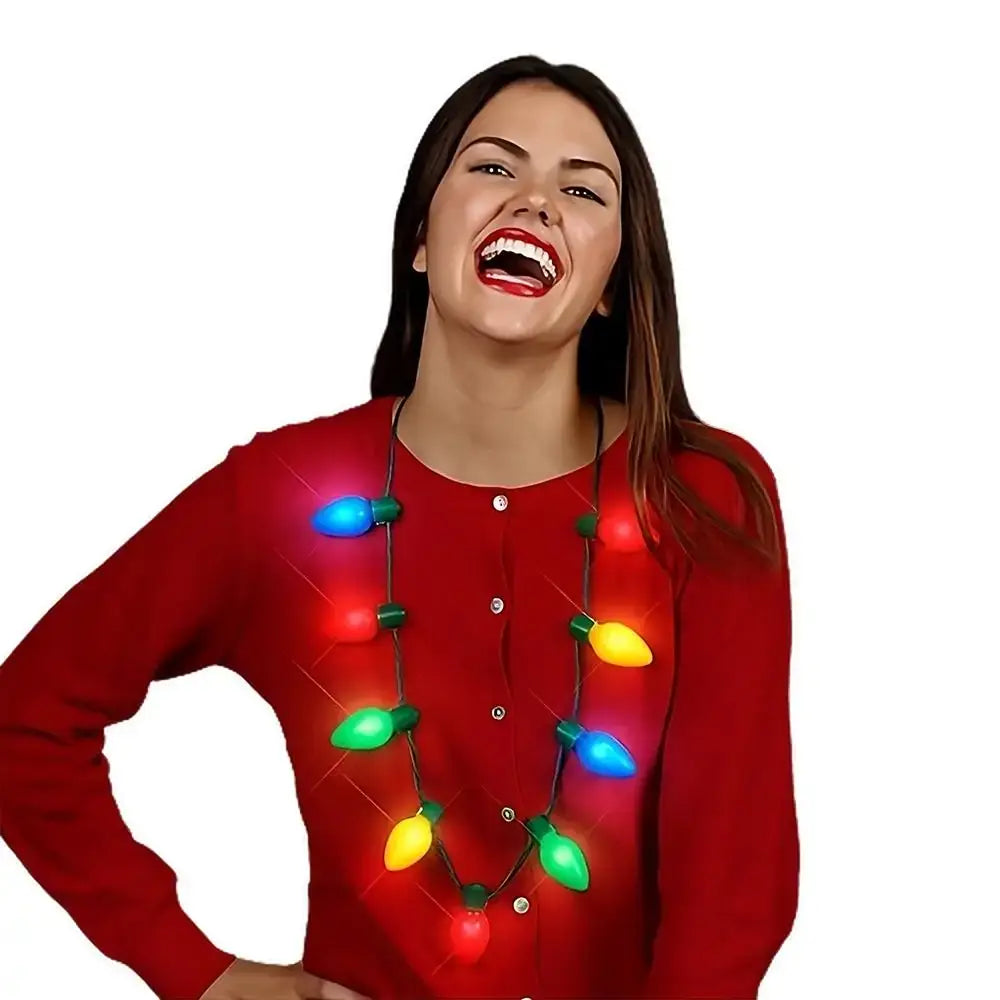 Christmas Light Necklace