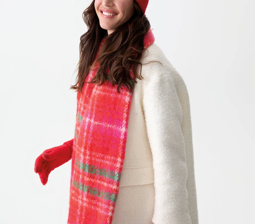 Natalia Red Touchscreen Gloves