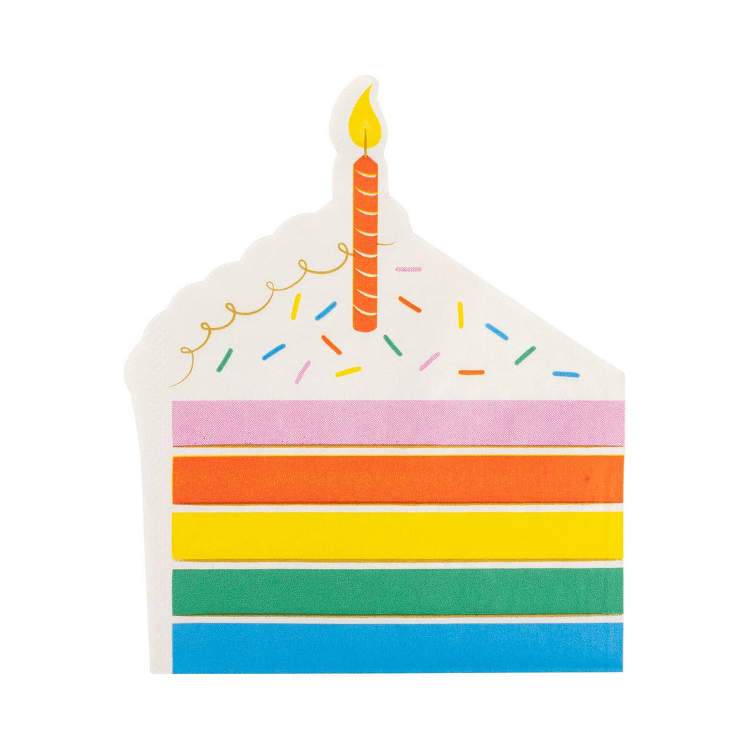 Cake Shaped Dinner Napkin - 18CT