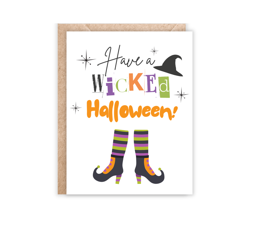 Wicked Halloween Greeting Card