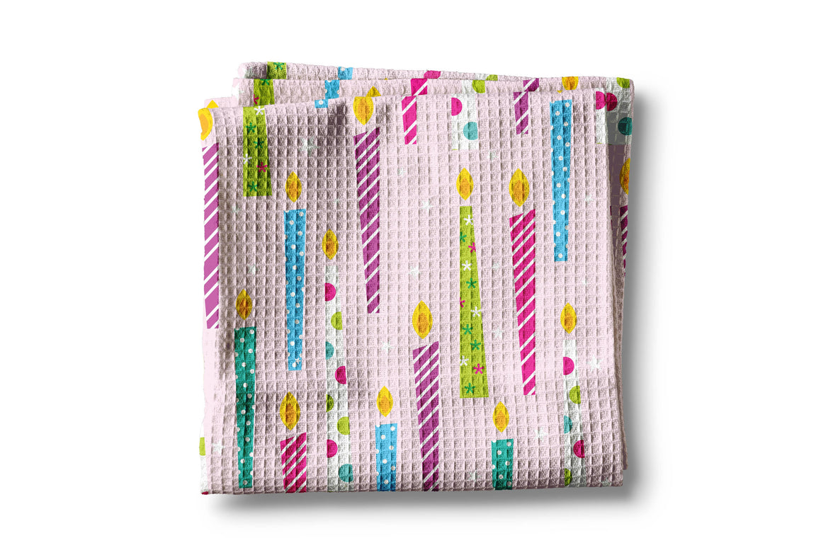 Candle Celebration Tea Towel