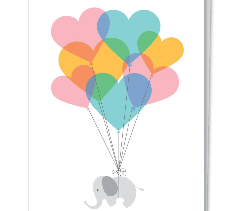 "Baby Elephant" Greeting Card