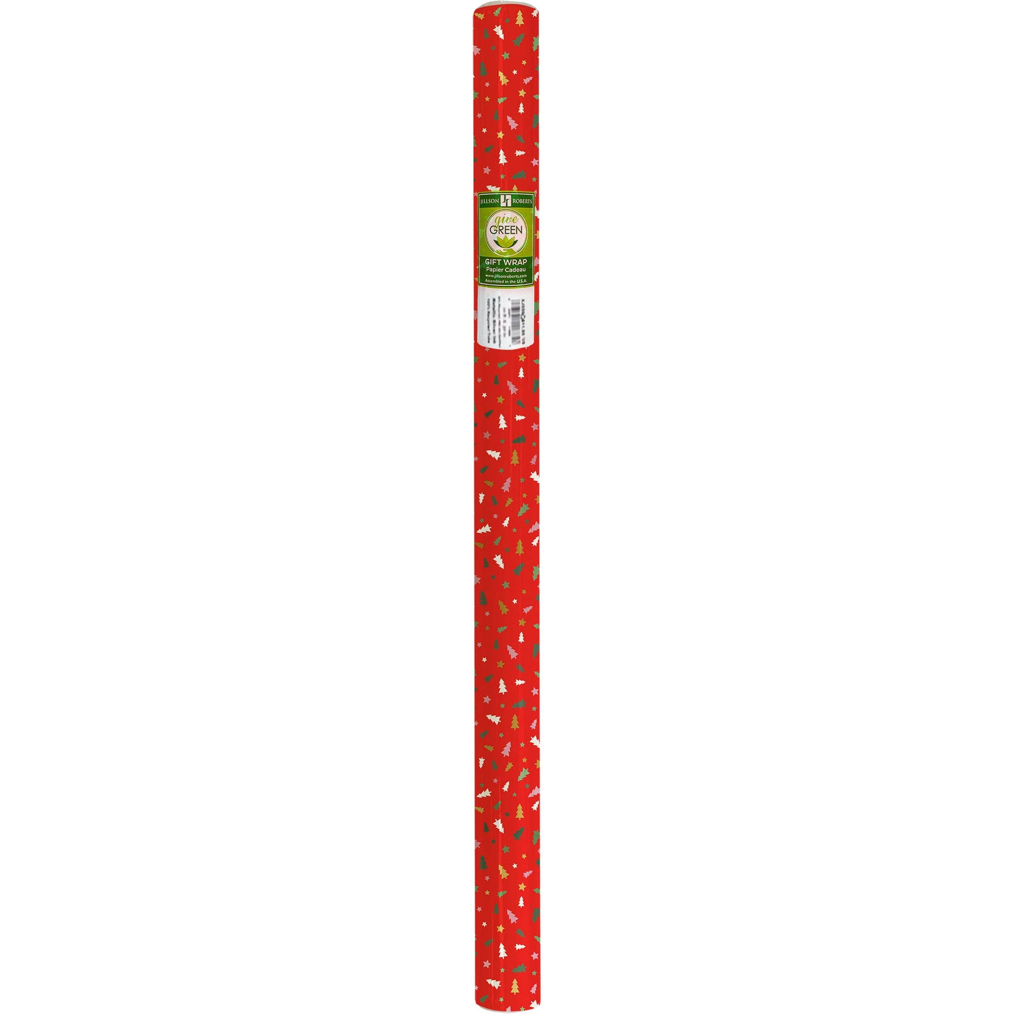 Little Red Trees Gift Wrap Jumbo Roll