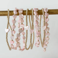 Pippa Sweet Pink Bracelet - Solo Heart