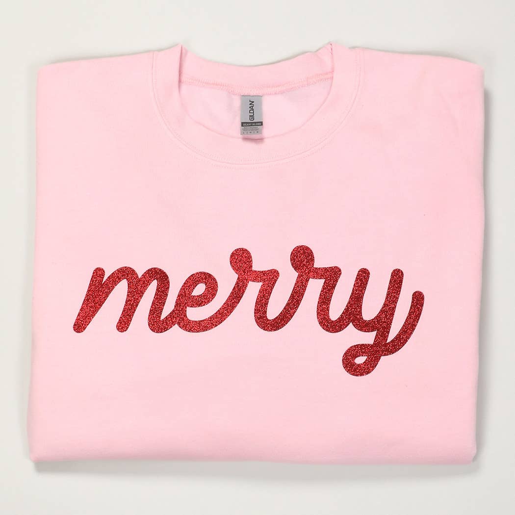 Glitter Merry Sweatshirt