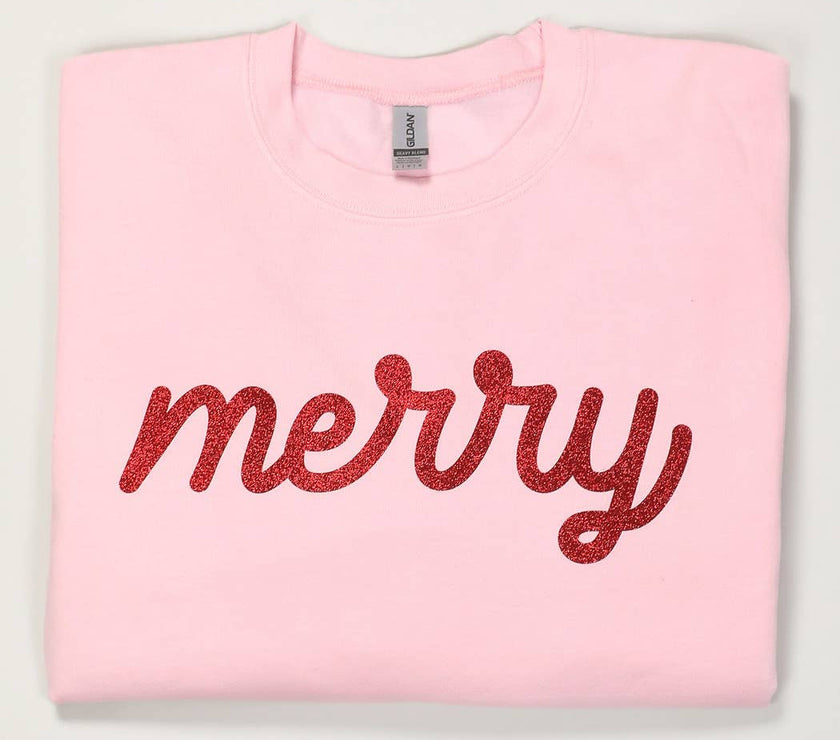 Glitter Merry Sweatshirt