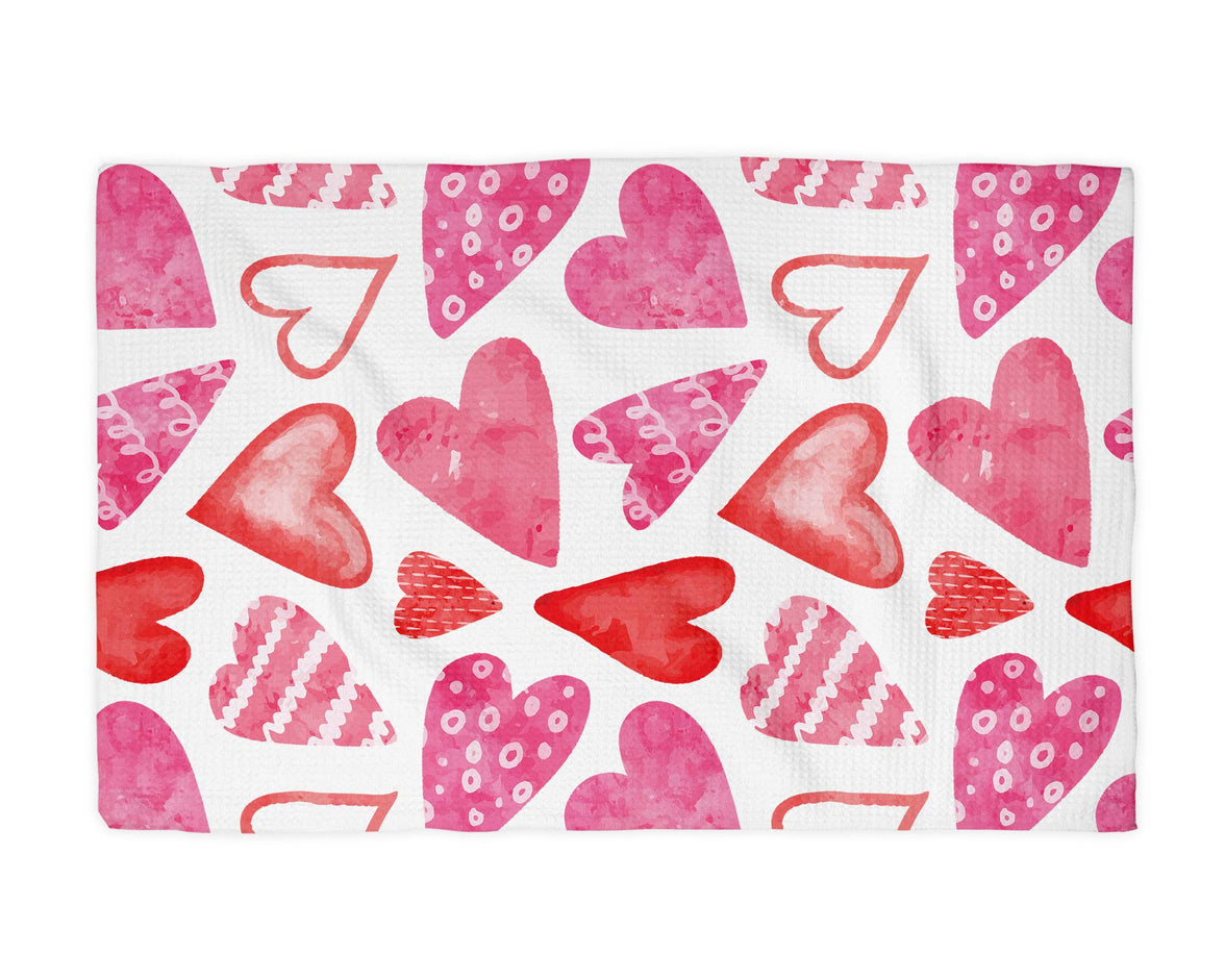 Valentine Heart XOXO Galentine Kitchen Towel