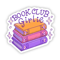 Book Club Girlie Sticker