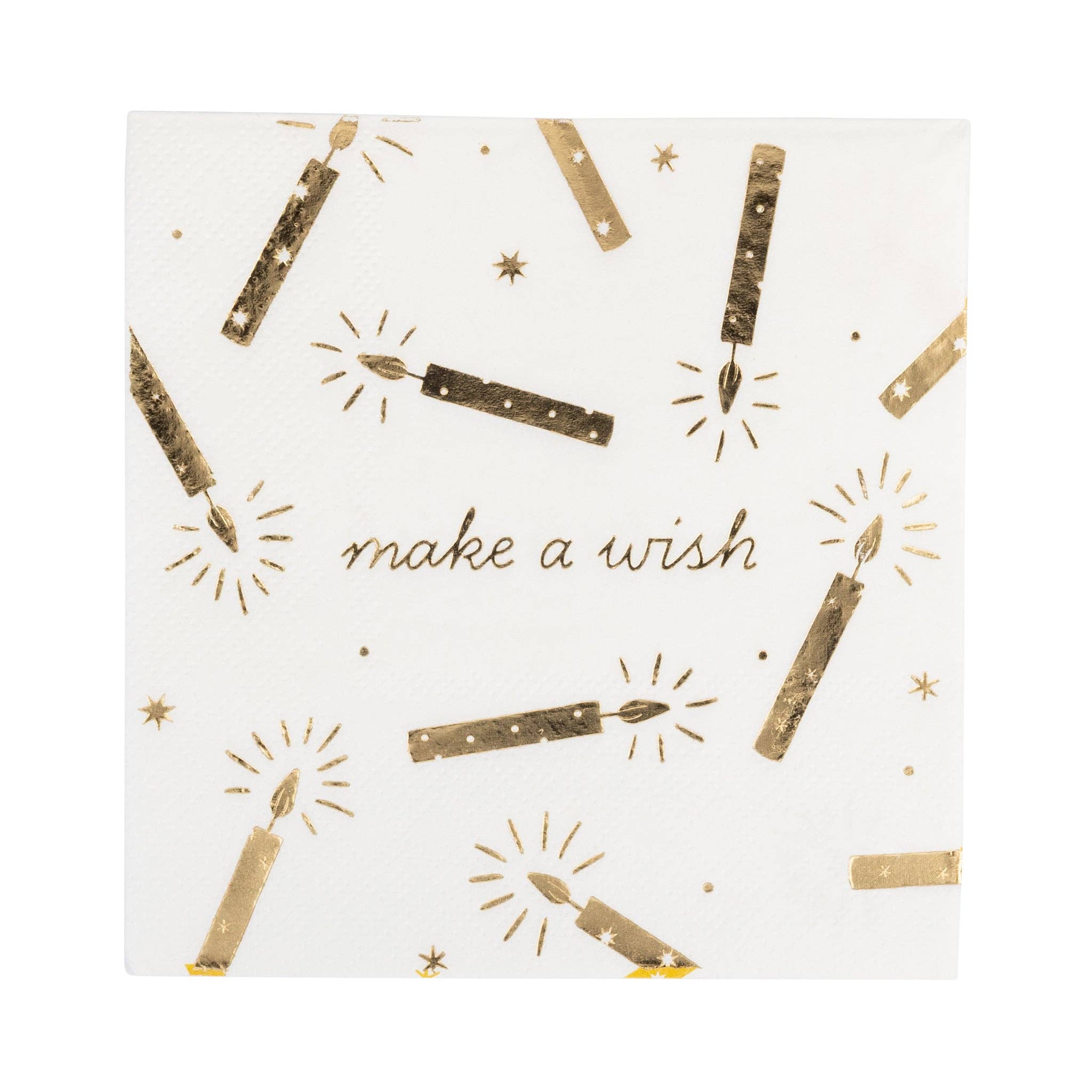 Make a Wish Candles Cocktail Napkins - 18CT