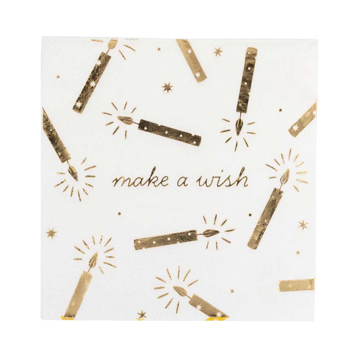 Make a Wish Candles Cocktail Napkins - 18CT