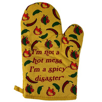 Spicy Disaster Oven Mitt Funny Pot Holder