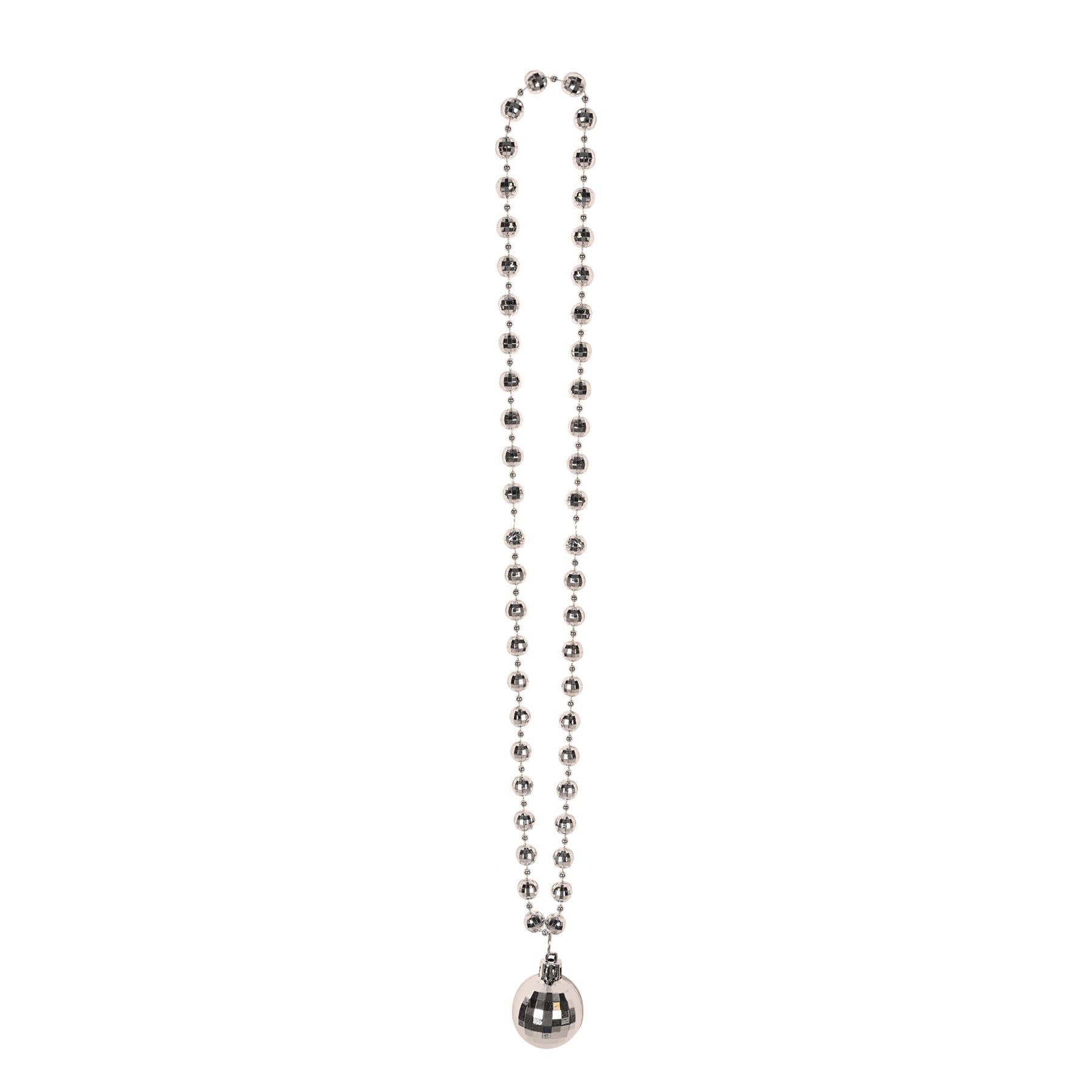 36" Disco Ball Beads w/Disco Ball Medallion