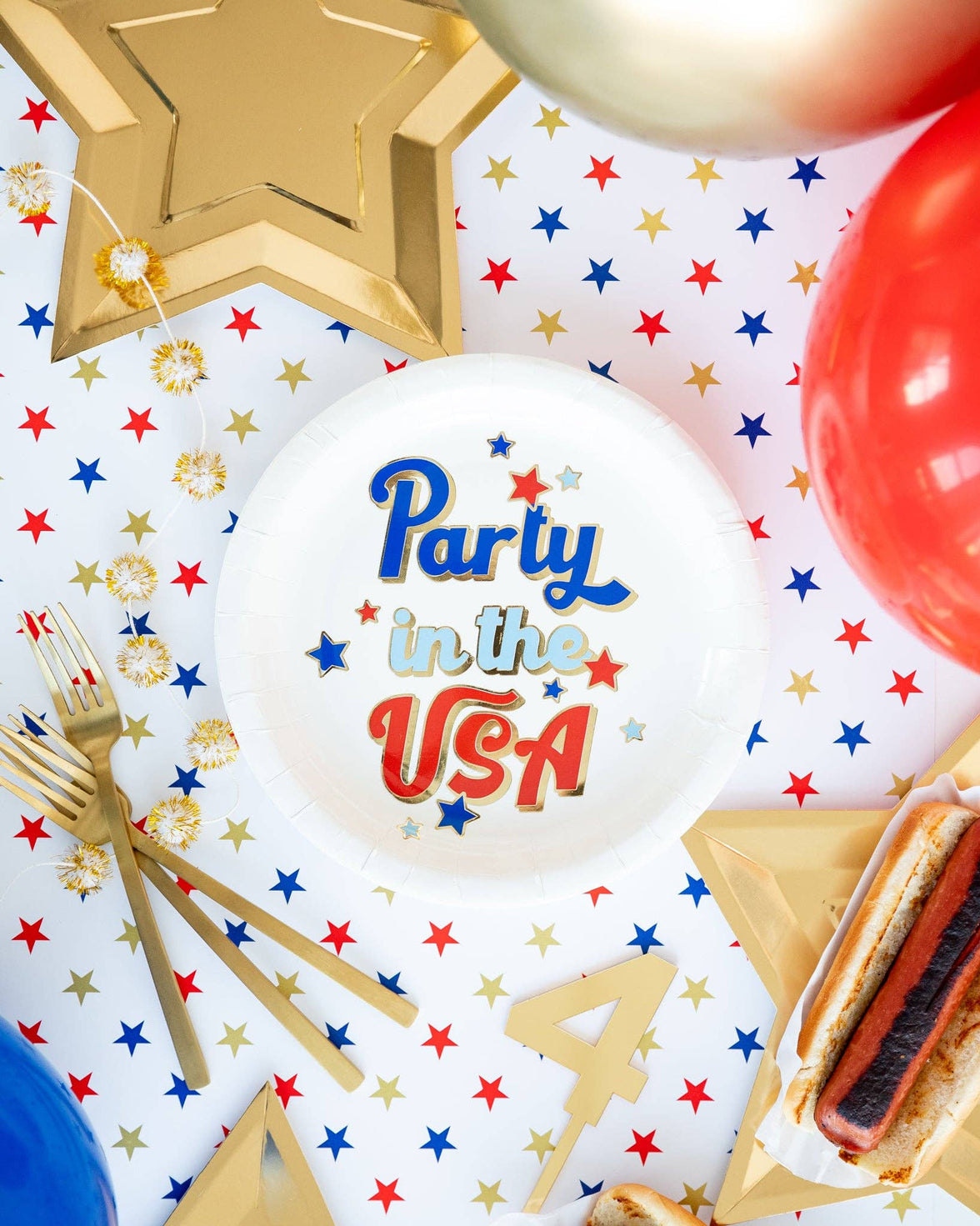 Party in the USA Paper Plates - 8CT