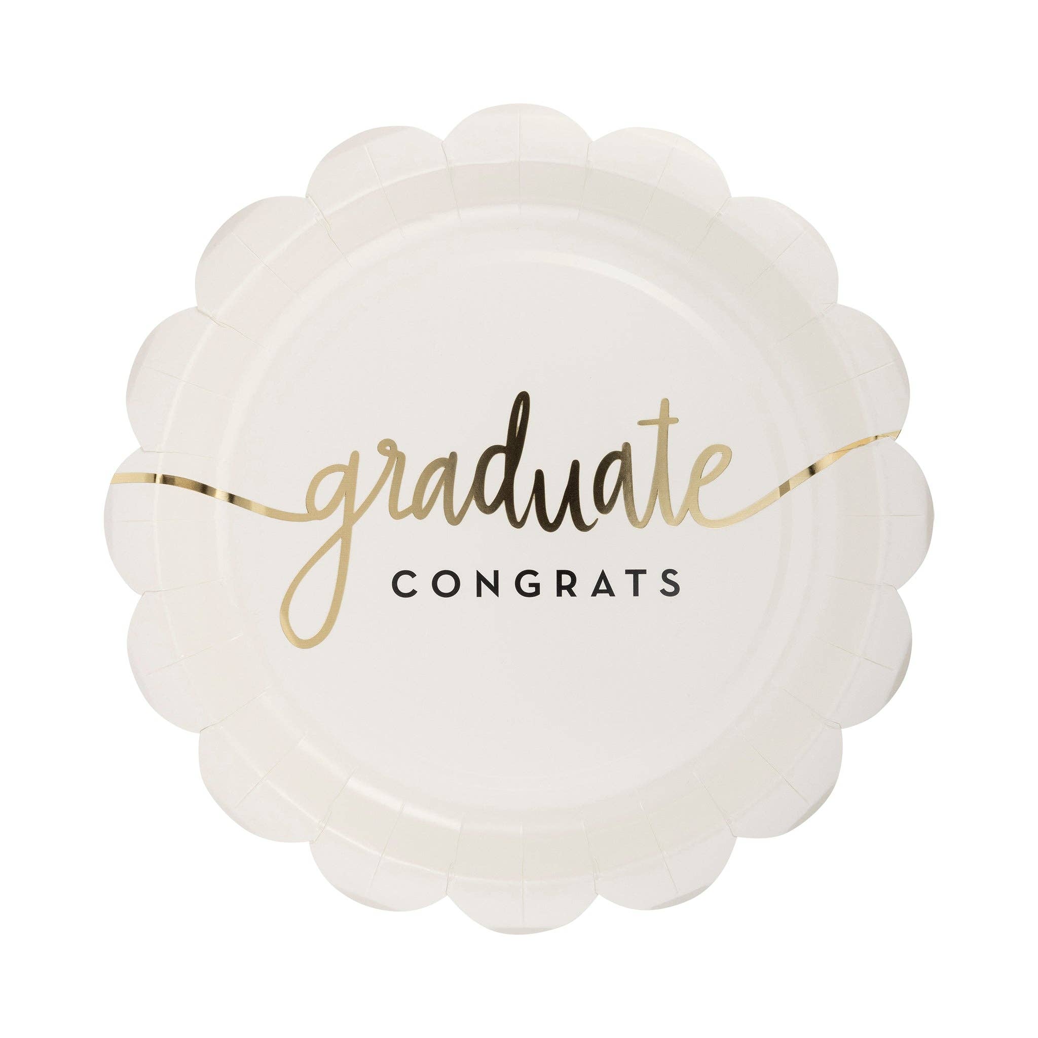 Graduate Congrats Paper Plate - 8CT