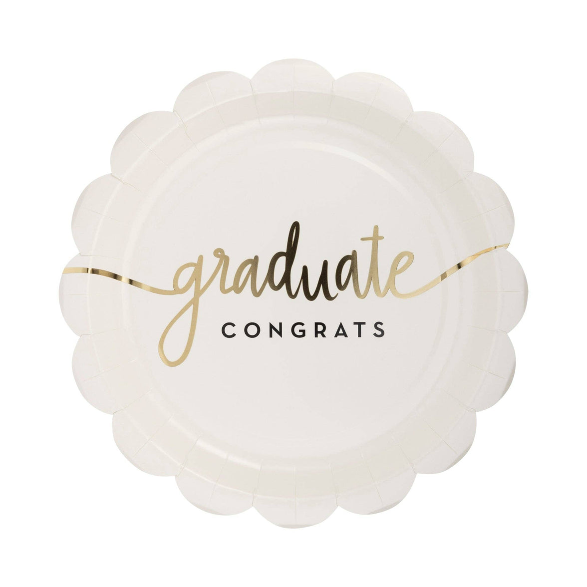 Graduate Congrats Paper Plate - 8CT