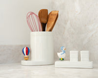 Pinstripes Melamine Paper Towel Holder