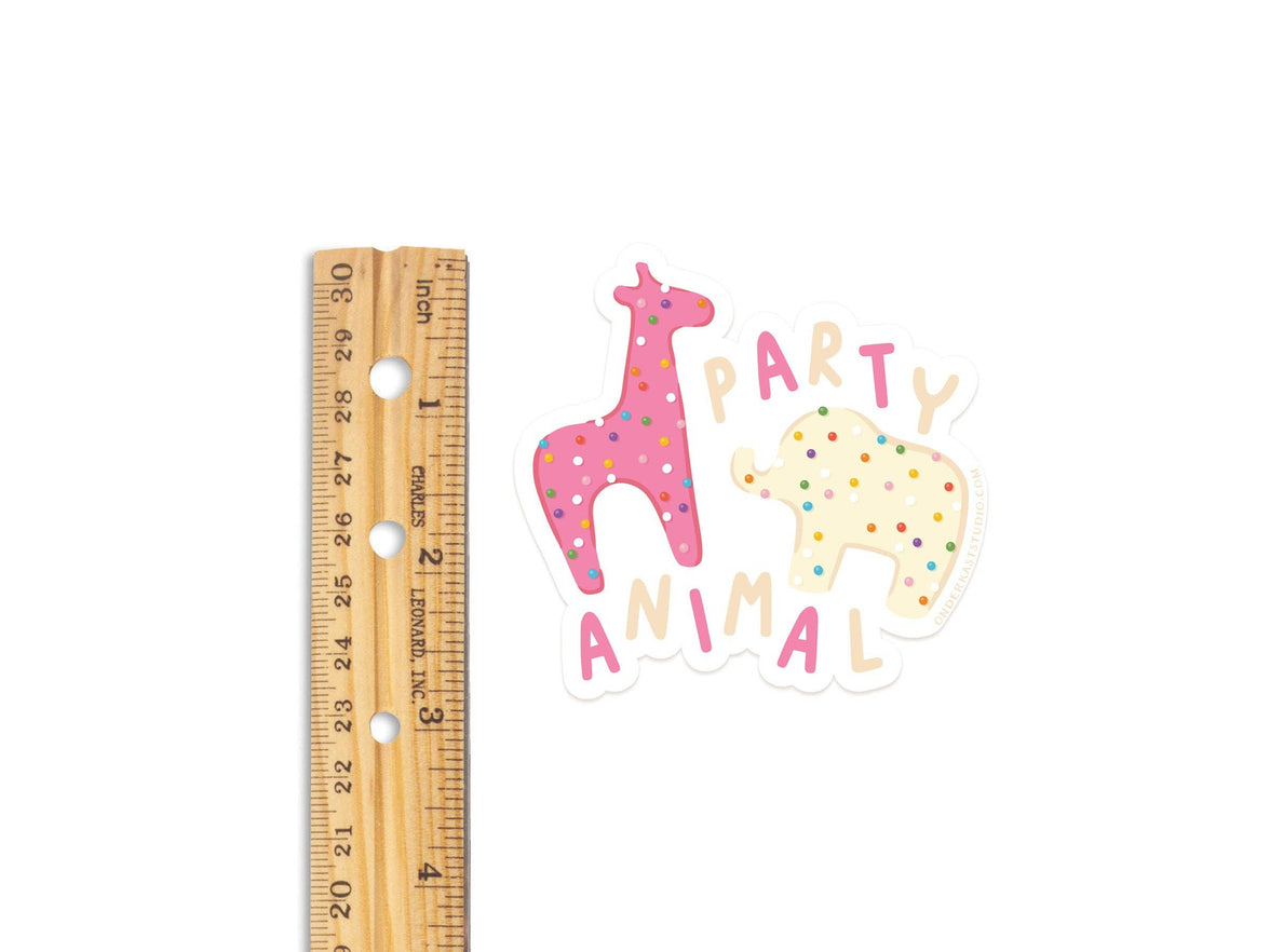 Frosted Party Animal Cookies Sticker