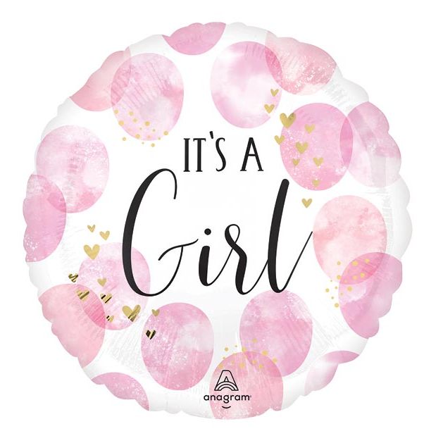 It's A Girl 17" Mylar Balloon